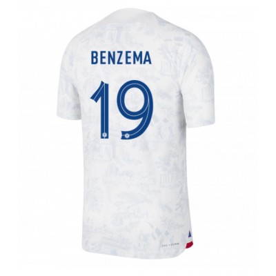 Francuska Karim Benzema #19 Gostujuci Dres SP 2022 Kratak Rukav
